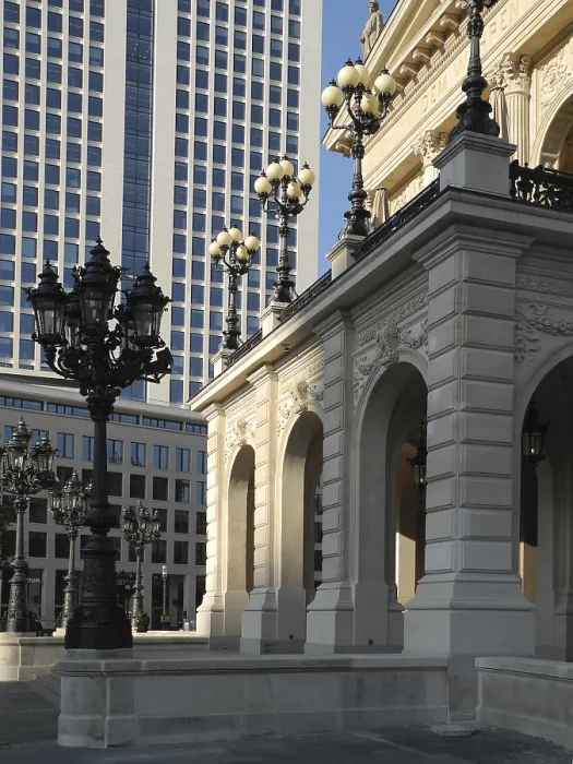 Framed Print : Entrance, entrance area, Alte Oper