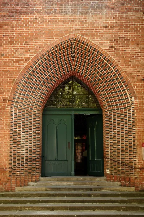 Framed Print : Entrance of the Johannis Church Framed Print : Entrance of the Johannis Church