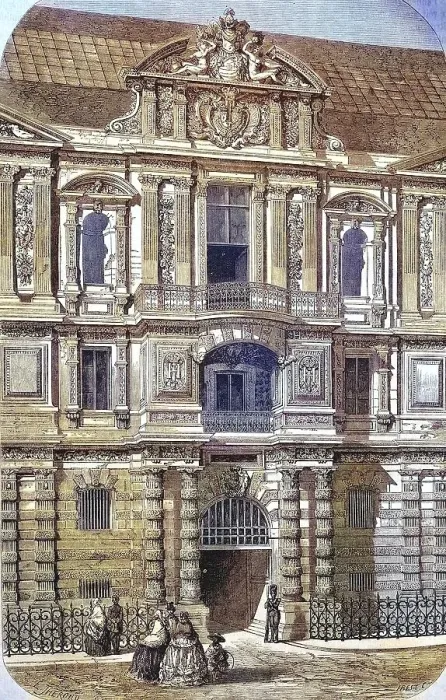 Framed Print : Entrance to the old royal library at the Louvre