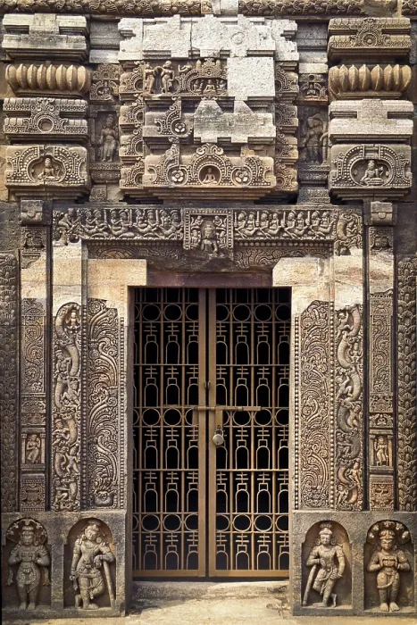 Framed Print : Entrance to a shrine, archaeological site Framed Print : Entrance to a shrine, archaeological site