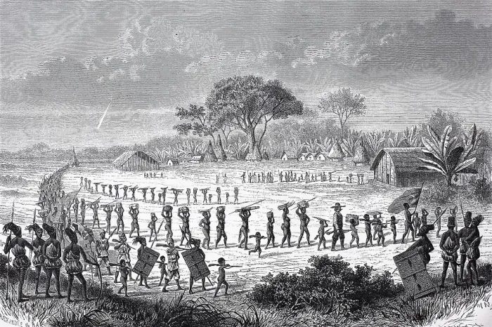 Framed Print : Entry into the Mbanga of Isingerria