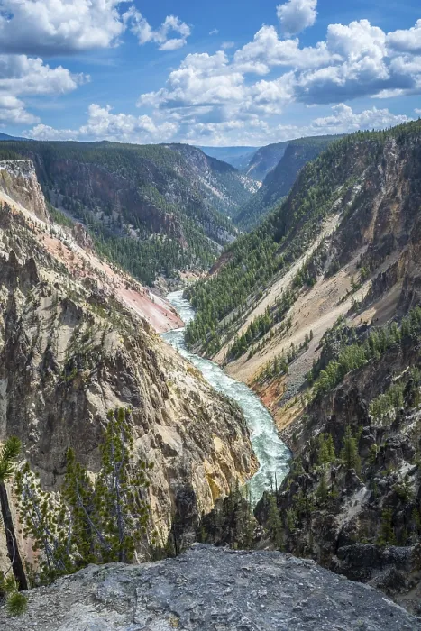 Framed Print : An epic scenery of the canyon in between of those large mountain ranges