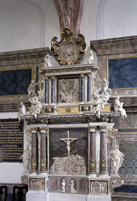 Framed Print : Epitaph of the von Arnim family, St. Saint, Saint