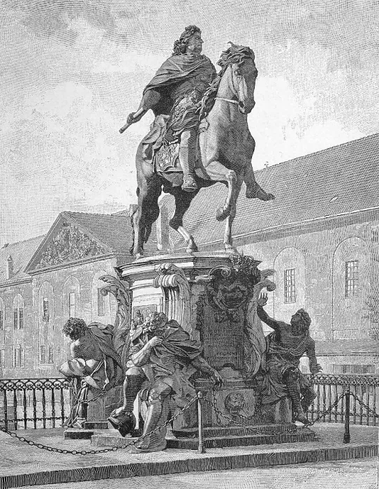 Framed Print : The equestrian statue of Frederick William Framed Print : The equestrian statue of Frederick William