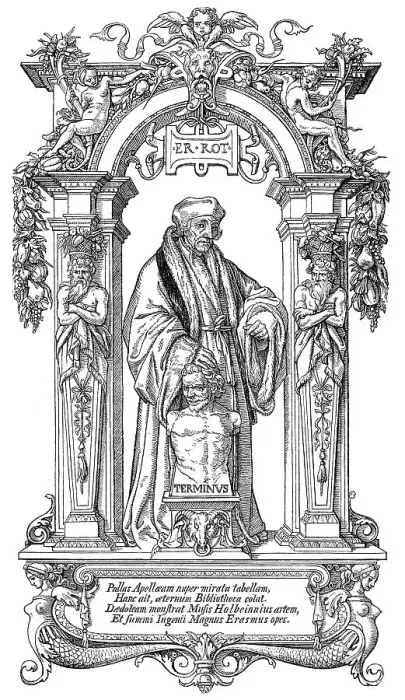 Framed Print : Erasmus Desiderius von Rotterdam