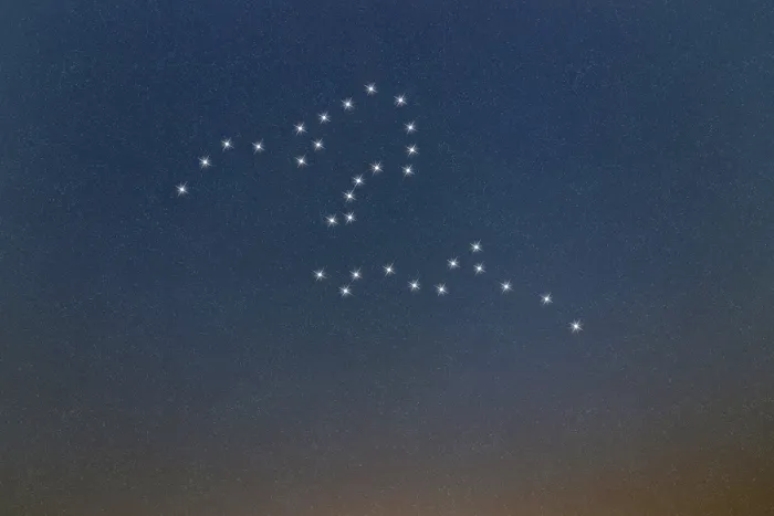 Framed Print : Eridanus star constellation, Night sky