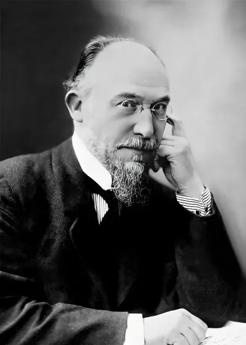 Framed Print : Erik Satie, 1866 - 1925, a French composer and pianist