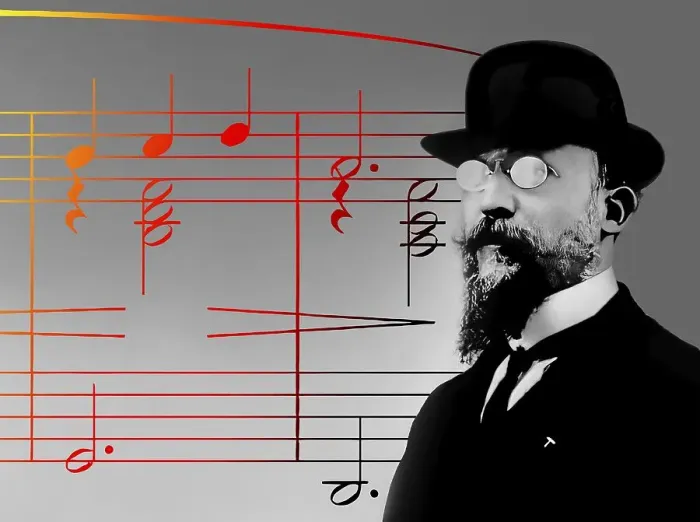 Framed Print : Erik Satie, 1866 - 1925, a French composer and pianist Framed Print : Erik Satie, 1866 - 1925, a French composer and pianist