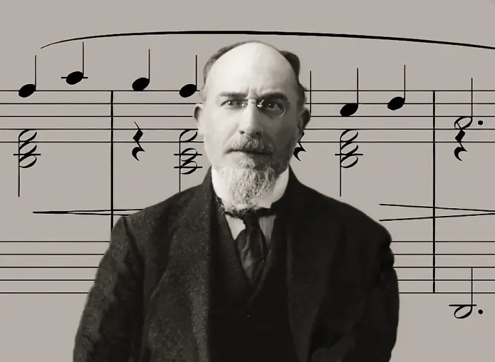 Framed Print : Erik Satie, 1866 - 1925, a French composer and pianist