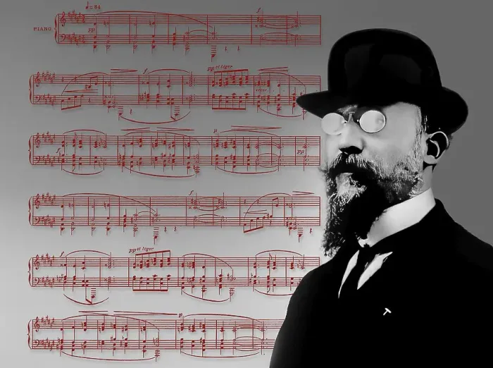 Framed Print : Erik Satie, 1866 - 1925, a French composer and pianist