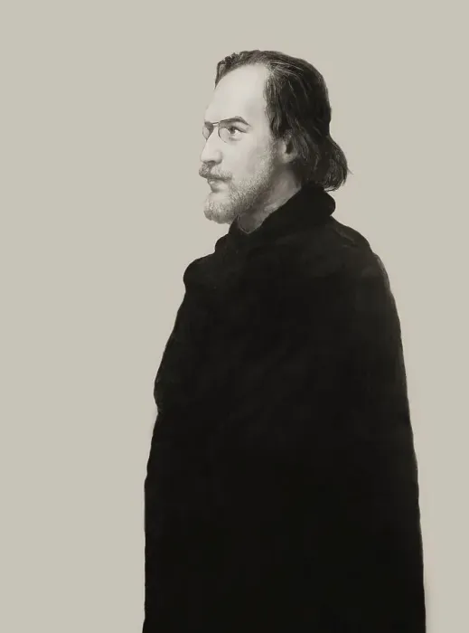 Framed Print : Erik Satie, 1866 - 1925, a French composer and pianist