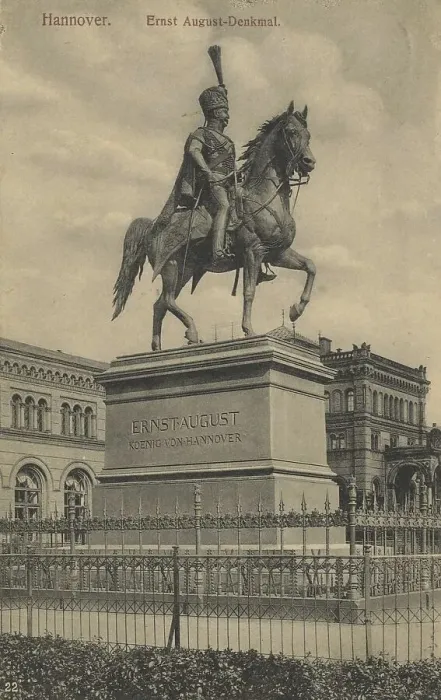 Framed Print : Ernst August Monument, Hanover