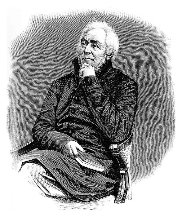 Framed Print : Ernst Moritz Arndt in 1848, historic illustration from Deutsche Literaturgeschichte Framed Print : Ernst Moritz Arndt in 1848, historic illustration from Deutsche Literaturgeschichte
