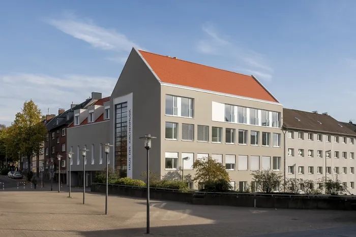 Framed Print : Essen, Haus der Kirchenmusik, after the conversion and refurbishment in 2021