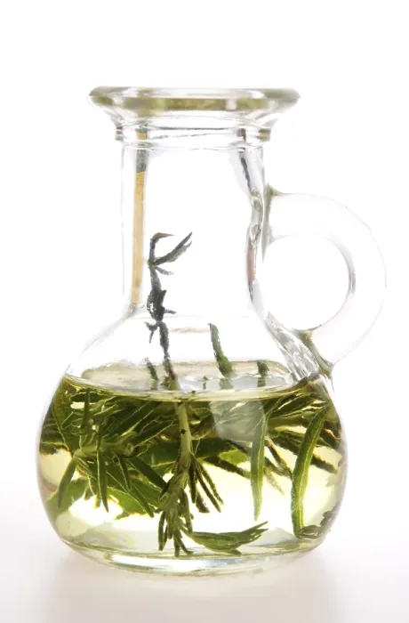 Framed Print : Essential Oil with rosemary and sea salt Framed Print : Essential Oil with rosemary and sea salt