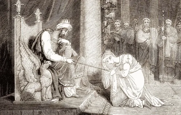 Framed Print : Esther before Ahasuerus, Book of Esther