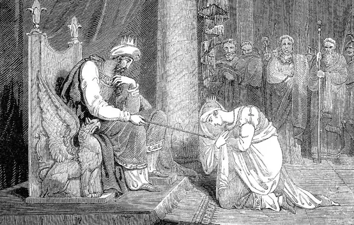 Framed Print : Esther before Ahasuerus, Book of Esther Framed Print : Esther before Ahasuerus, Book of Esther