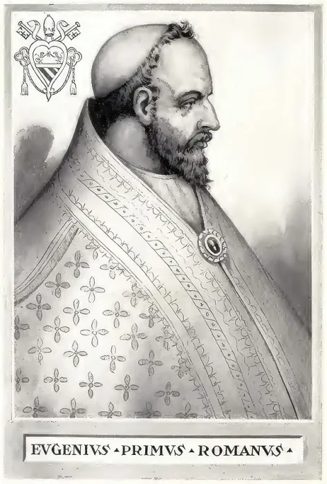 Framed Print : Eugenius I (born 242) was bishop of Byzantium