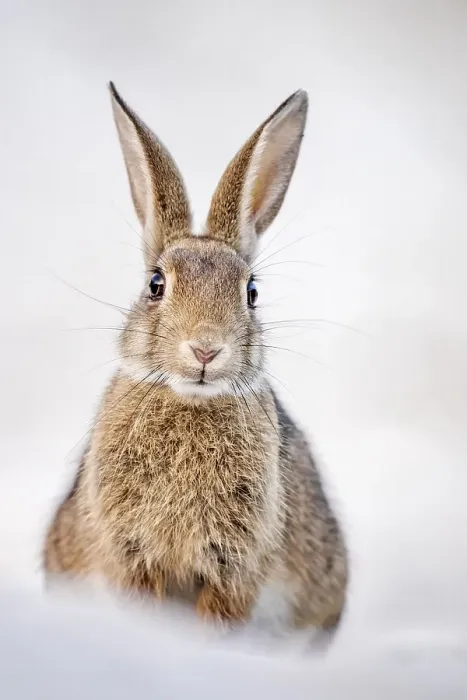 Framed Print : European or common rabbits (Oryctolagus cuniculus) on Baltic Sea dunes