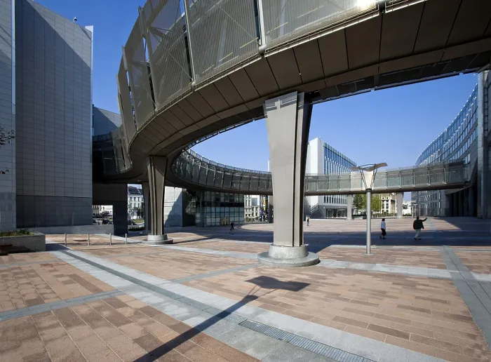 Framed Print : European Parliament, Brussels, Belgium, Europe
