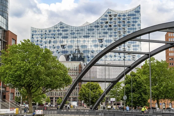 Framed Print : European travel destination showcasing innovative German architecture