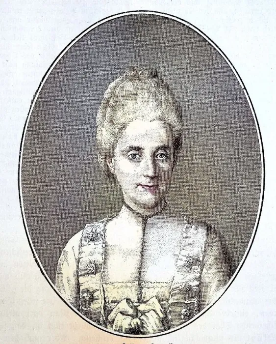 Framed Print : Eva Koenig, 22 March 1736, 10 January 1778
