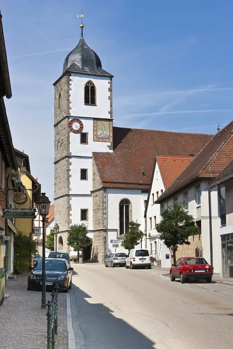 Framed Print : Evangelical City Church, Waldenburg
