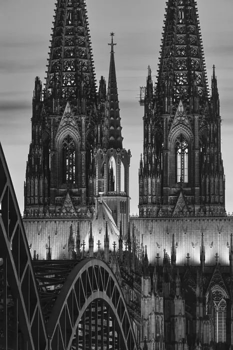 Framed Print : evening atmosphere am Kolner Dom Framed Print : evening atmosphere am Kolner Dom