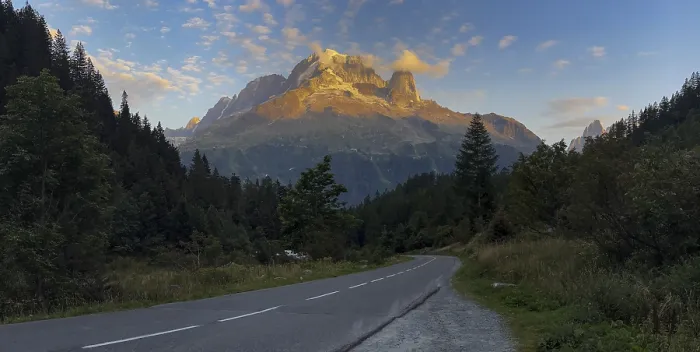 Framed Print : Evening atmosphere at Mont Blanc