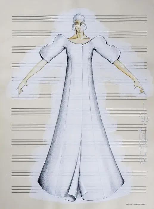 Framed Print : Evening dress, fashion sketch, fashion design Framed Print : Evening dress, fashion sketch, fashion design