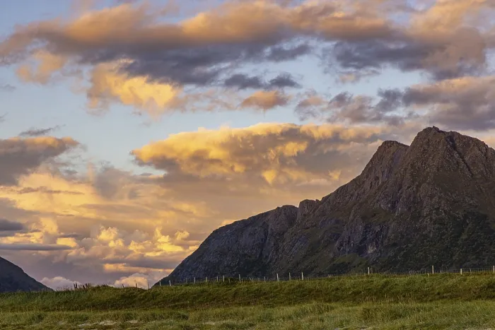 Framed Print : Evening on Flakstad beach, Lofoten Framed Print : Evening on Flakstad beach, Lofoten
