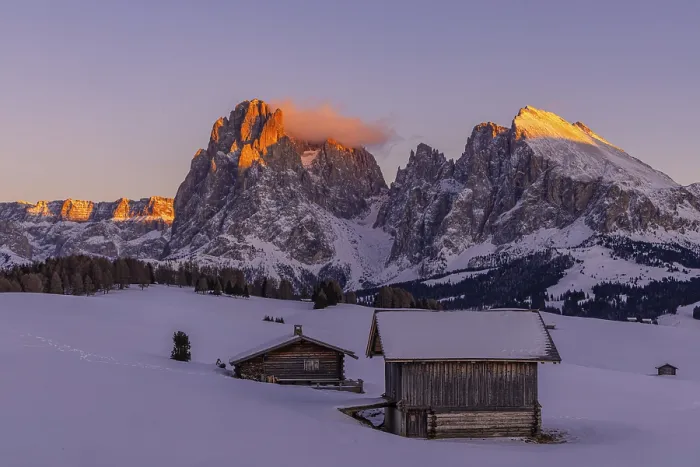 Framed Print : Evening light on the Seiser Alm Framed Print : Evening light on the Seiser Alm