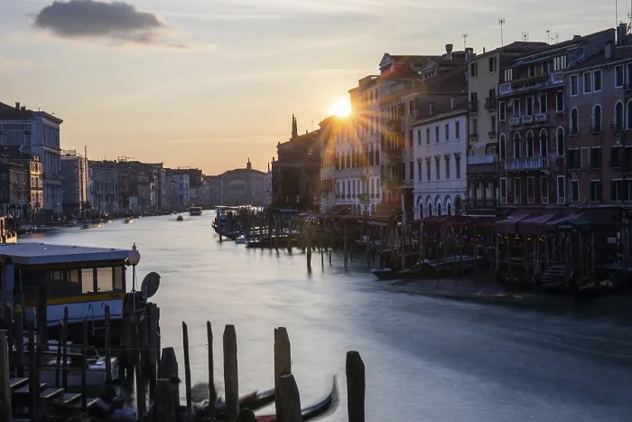 Framed Print : Evening light at sunset, view over the Grand Canal Framed Print : Evening light at sunset, view over the Grand Canal