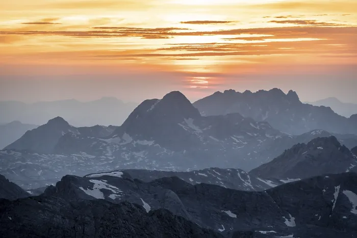 Framed Print : Evening mood, Dramatic mountain landscape