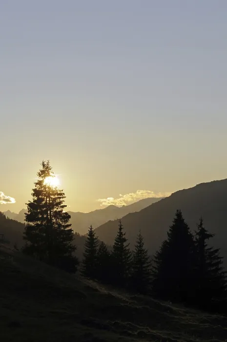 Framed Print : Evening, mountains, mountain, mountain