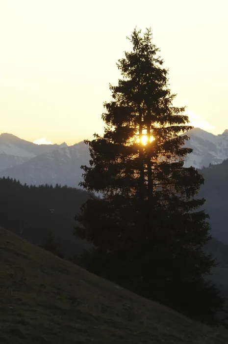 Framed Print : Evening, mountains, mountain, mountain