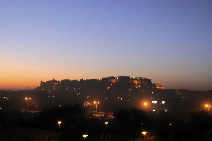 Framed Print : Evening after sunset view of Jaisalmer Framed Print : Evening after sunset view of Jaisalmer