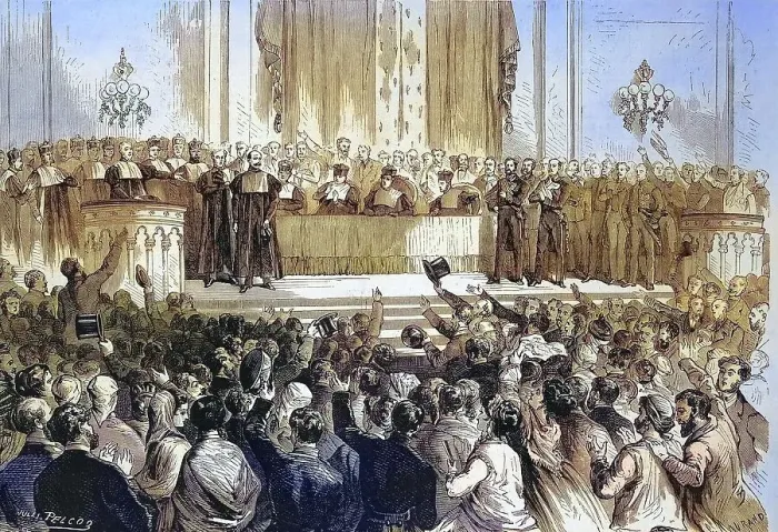 Framed Print : Event at the University of Madrid