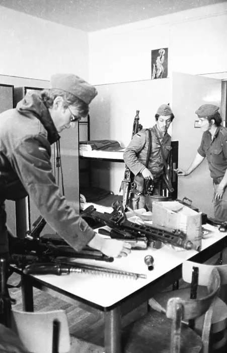 Framed Print : Everyday life of Bundeswehr recruits in a barracks on 26 Framed Print : Everyday life of Bundeswehr recruits in a barracks on 26