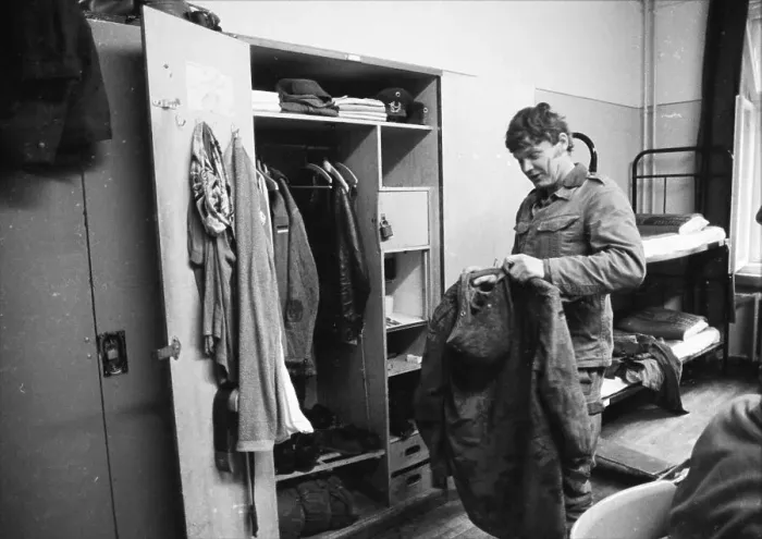 Framed Print : Everyday life of Bundeswehr recruits in a barracks on 26