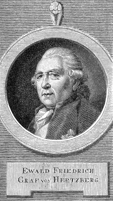 Framed Print : Ewald Friedrich Graf von Hertzberg