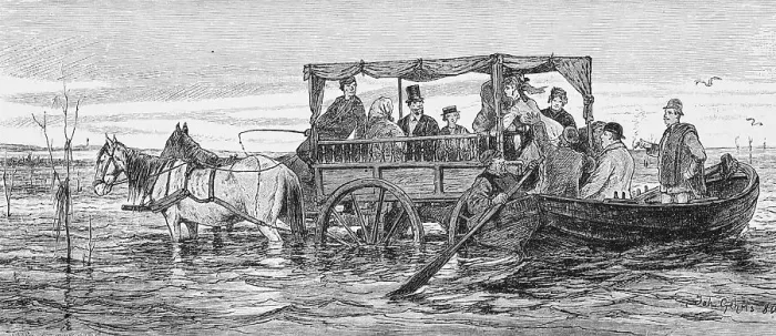 Framed Print : Excursion through the mudflats off Borkum Framed Print : Excursion through the mudflats off Borkum
