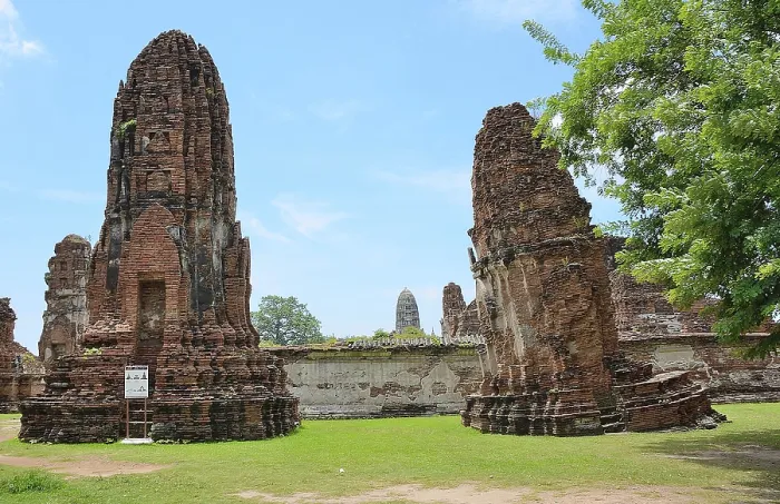 Framed Print : Exploring the historical wat phra sri sanphet in ayutthaya