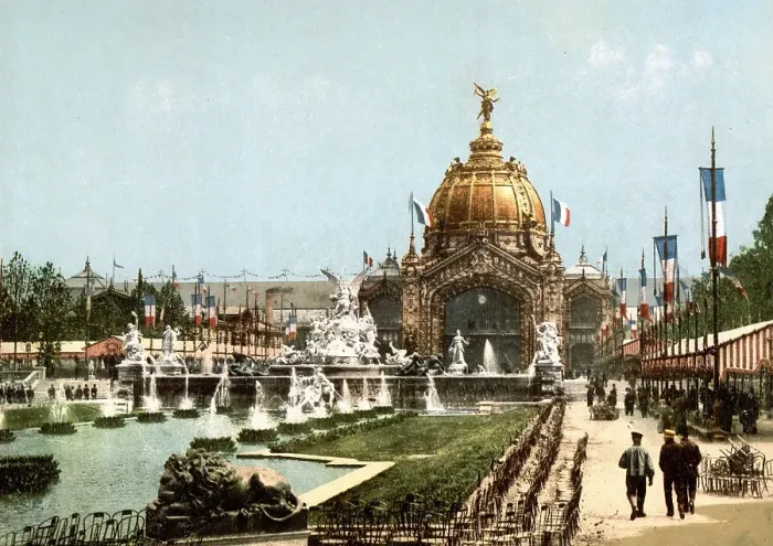 Framed Print : Exposition universelle International, World Exhibition, 1900, Paris, France, Historical, c. 1900, digitally restored reproduction from a 19th century original, Europe