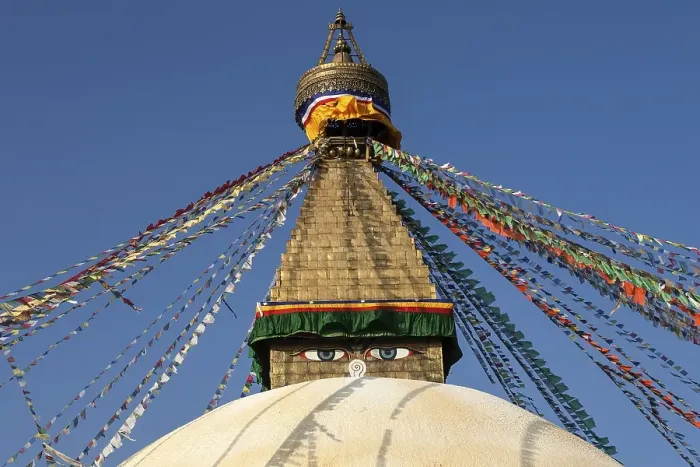 Framed Print : Eyes of Buddha, Boudhanath Stupa