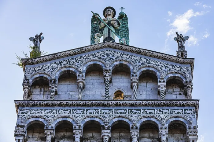 Framed Print : Facade of the church of San Michele in Foro
