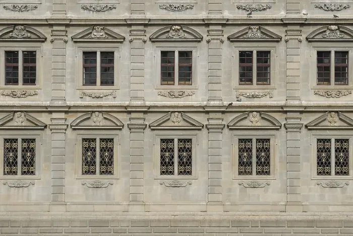 Framed Print : Facade of the city hall, Zuerich