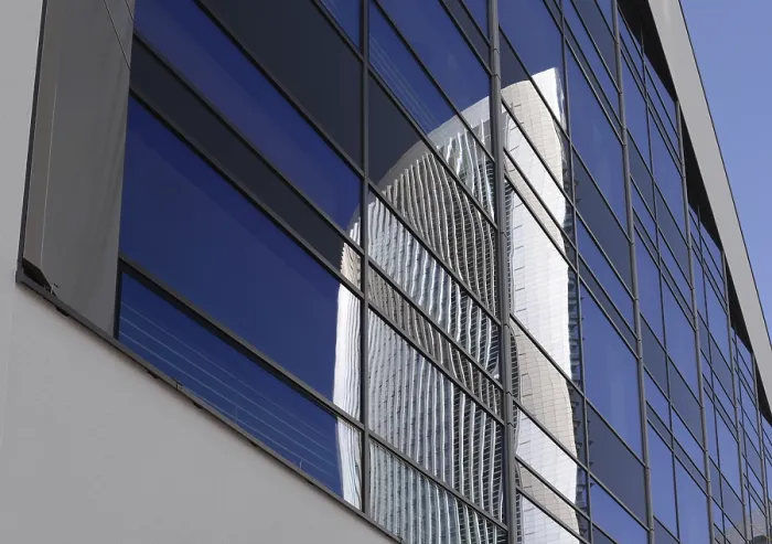 Framed Print : Facade, glass facade, building