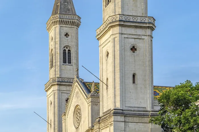 Framed Print : Facade of Ludwigskirche (Catholic Parish and University Church of St)
