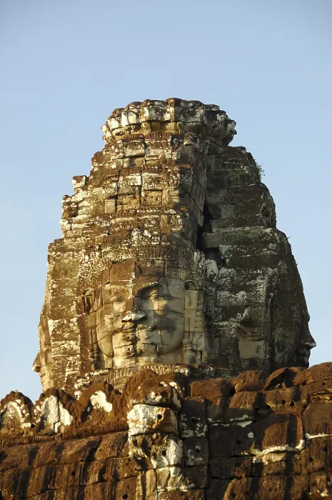 Framed Print : Face of Jayavarman VII, Bayon Temple